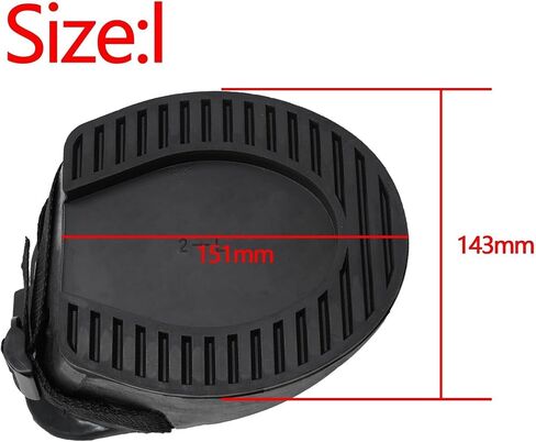 Rubber Horse Boots Non Slip Horse Protection Shoes Guard For Injury Recovery And Outdoor Equestrian Use,Black,2Pcs Set(L) in Saudi Arabia