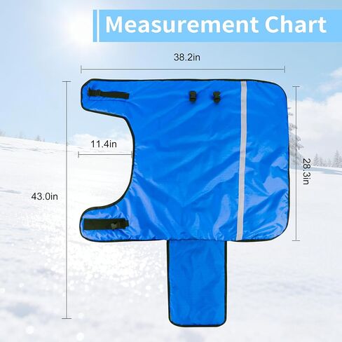 Calf Coat - Blue Calf Blanket for Winter, 1-Pack | Winter Blanket for Calves, Goats, Dogs, Foal, Donkey | Water Resistant & Adjustable Livestock Warmer in Saudi Arabia
