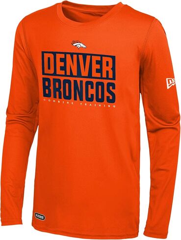 New Era NFL Men's Offsides Long Sleeve Dri Tek Tee - Denver Broncos, X-Large in Saudi Arabia