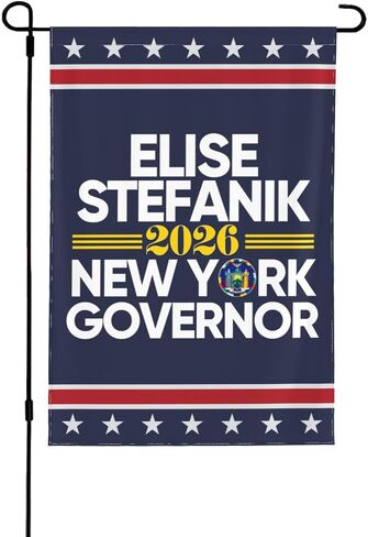 Elise-Stefanik For New York Governor Garden Flag 12x18 Stefanick For Governor 2026 Yard Sign House Flag Double Sided No Flagstand P5 in Saudi Arabia