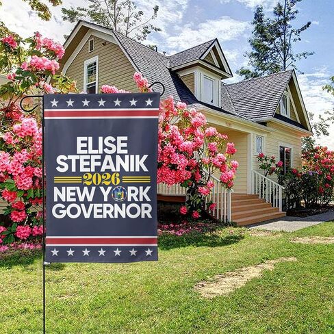 Elise-Stefanik For New York Governor Garden Flag 12x18 Stefanick For Governor 2026 Yard Sign House Flag Double Sided No Flagstand P5 in Saudi Arabia
