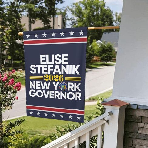 Elise-Stefanik For New York Governor Garden Flag 12x18 Stefanick For Governor 2026 Yard Sign House Flag Double Sided No Flagstand P5 in Saudi Arabia