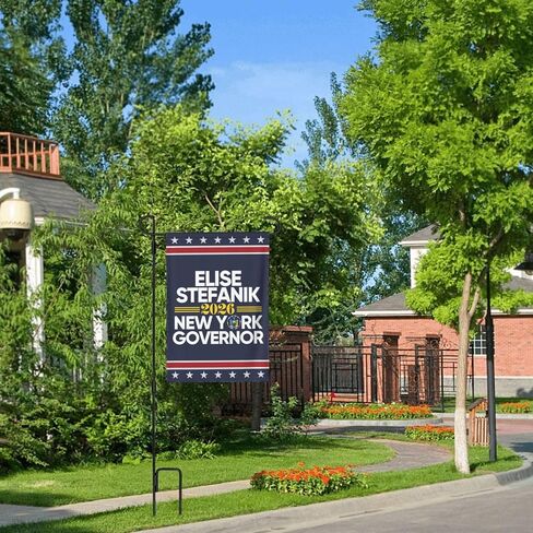 Elise-Stefanik For New York Governor Garden Flag 12x18 Stefanick For Governor 2026 Yard Sign House Flag Double Sided No Flagstand P5 in Saudi Arabia