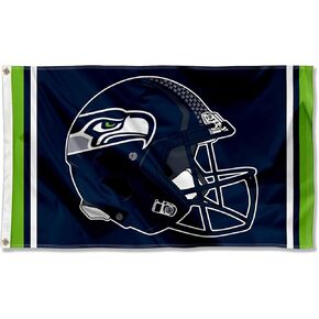 Seattle Seahawks New Helmet Grommet Pole Flag in Kuwait