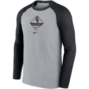تيشيرت MLB Authentic Collection Game Time Raglan Performance بأكمام طويلة من نايك للرجال in Kuwait