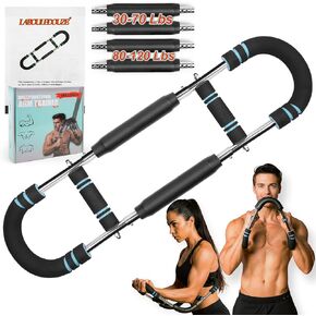 Twister Arm Trainer 4 Adjustable Springs (30-110lbs), Strength Training Equipment, Chest and Arm Trainer for Men & Women, Chest Expander, Portable Gym Equipment & Carry Bag, at Home Workout Exercise in Saudi Arabia