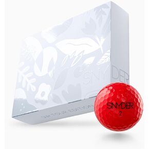 Snyder USA Tour Golf Balls - 3-Piece Construction Tour Response Golf Ball, 322 Dimples, USGA Compliant, High Visibility Golf Balls 12 Pack in Saudi Arabia