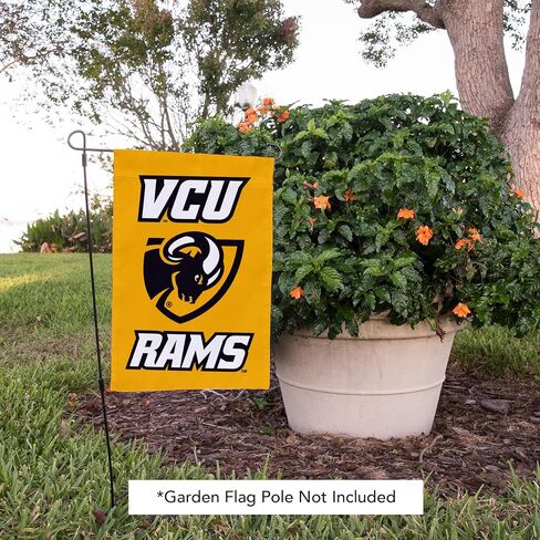 علم حديقة Desert Cactus Virginia Commonwealth University VCU - لافتة فرجينيا رامز مقاس 19 × 12 بوصة، للعرض والمناسبات الخارجية (التصميم أ) in Saudi Arabia