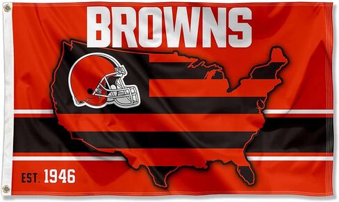 Cleveland Browns Nation USA American Country 3x5 Flag in Saudi Arabia