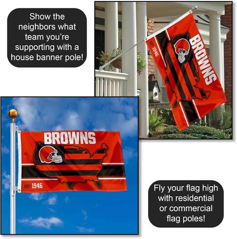 Cleveland Browns Nation USA American Country 3x5 Flag in Saudi Arabia
