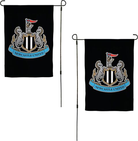 علم حديقة Desert Cactus Newcastle United FC - 19 × 12 بوصة لكرة القدم NUFC Magpies الإنجليزية، للعرض في الهواء الطلق والأحداث (علم الحديقة A) in Saudi Arabia
