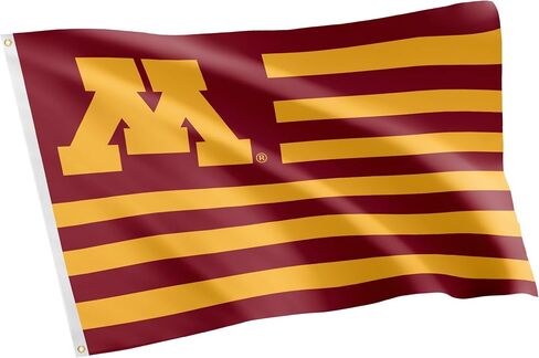 Desert Cactus University of Minnesota Indoor and Outdoor 100% Polyester University Flag Banner, 3x5 Feet Golden Gophers (Nation) in Saudi Arabia