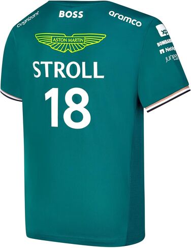 Aston Martin Cognizant F1 2023 Kids Lance Stroll Team T-Shirt- Youth Green in Saudi Arabia