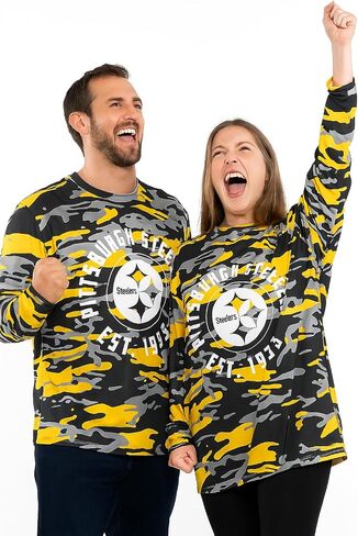Zubaz NFL Men's Sublimated Graphics Long Sleeve Team T-Shirt, Official Fan Apparel (Small - 5XL) in Saudi Arabia