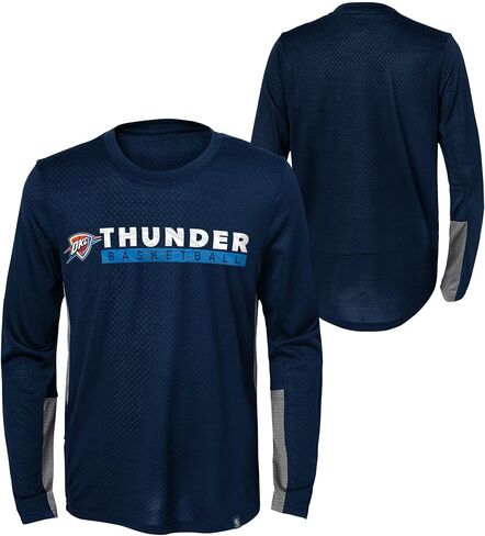 Outerstuff NBA Little Boys (4-7) Covert Long Sleeve Performance T-Shirt in Saudi Arabia