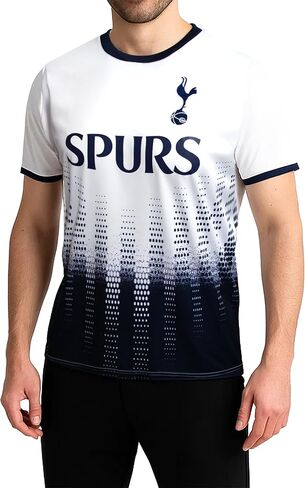Icon Sports Official Tottenham Hotspur FC Game Day Shirt - Unisex Adult - TOT211GD White M in Saudi Arabia