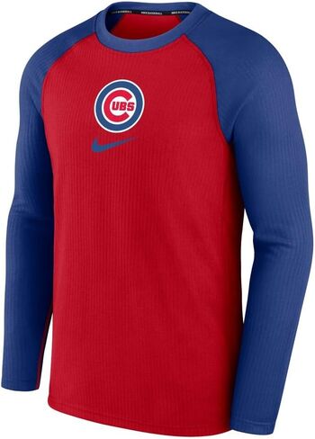 تيشيرت MLB Authentic Collection Game Time Raglan Performance بأكمام طويلة من نايك للرجال in Kuwait