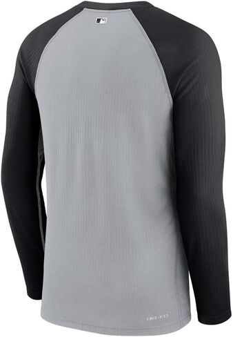 تيشيرت MLB Authentic Collection Game Time Raglan Performance بأكمام طويلة من نايك للرجال in Kuwait