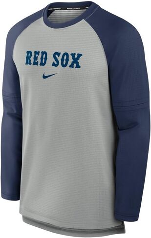 تيشيرت MLB Authentic Collection Game Time Raglan Performance بأكمام طويلة من نايك للرجال in Kuwait