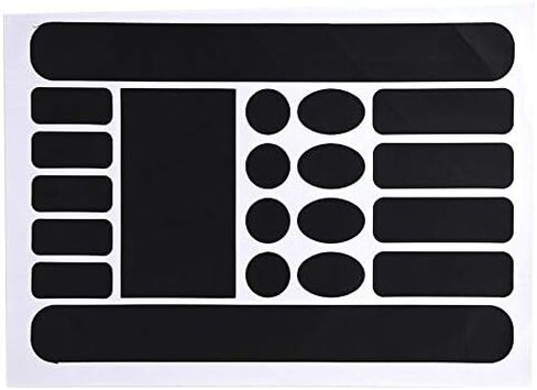 Dilwe Frame Stickers Set, Chain Protective Chain Stay Frame Protector for Most Mountain Road Bikes(Black) in Saudi Arabia