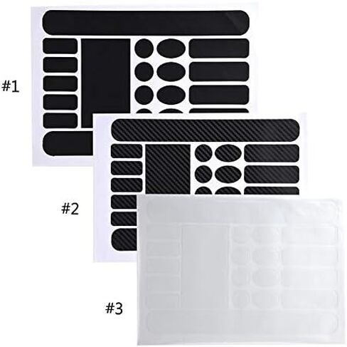 Dilwe Frame Stickers Set, Chain Protective Chain Stay Frame Protector for Most Mountain Road Bikes(Black) in Saudi Arabia