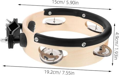 Sturdy Tambourine Drum Accessory Clamp Design for Easy Attachment to Drum Handheld Percussion Instrument for Enhanced Performance and Sound Quality in Saudi Arabia