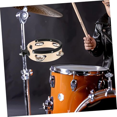 Sturdy Tambourine Drum Accessory Clamp Design for Easy Attachment to Drum Handheld Percussion Instrument for Enhanced Performance and Sound Quality in Saudi Arabia