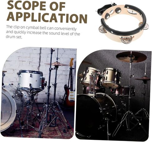 Sturdy Tambourine Drum Accessory Clamp Design for Easy Attachment to Drum Handheld Percussion Instrument for Enhanced Performance and Sound Quality in Saudi Arabia