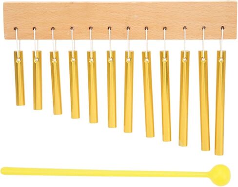 12 Tone Bar Chimes with Mallet Early Learning Percussion Instruments Wind Chimes for Orchestras Classroom Bands Choirs in Saudi Arabia