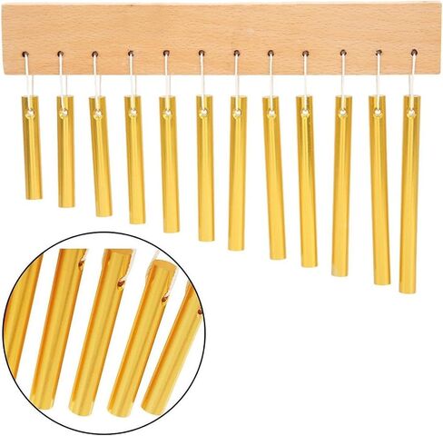 12 Tone Bar Chimes with Mallet Early Learning Percussion Instruments Wind Chimes for Orchestras Classroom Bands Choirs in Saudi Arabia