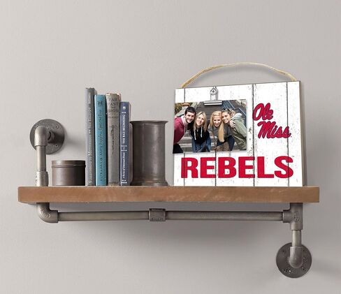 KH Sports Fan 10"x8" Mississippi Rebels Clip Weathered Photo Frame, Multi in Saudi Arabia