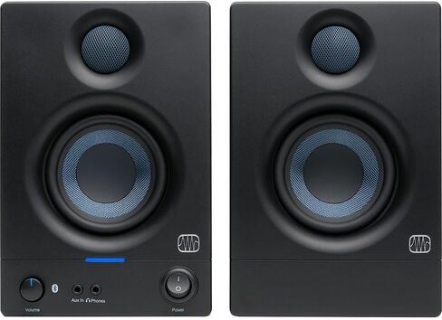Audio-Technica AT-LP3XBT-BK Fully Automatic Wireless Belt-Drive Turntable - Black Bundle with PreSonus Eris 3.5BT Powered Bluetooth Studio Monitors and 2 YR CPS Enhanced Protection Pack in Saudi Arabia