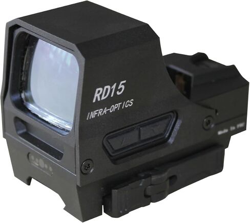 Red Dot Sight for Rifle - 0.5 MOA per Click Adjustment, 2 MOA Dot & 32 MOA Circle Reticle, OLED Reflex Sight with 10 Brightness Levels 10,000 Hours in Saudi Arabia