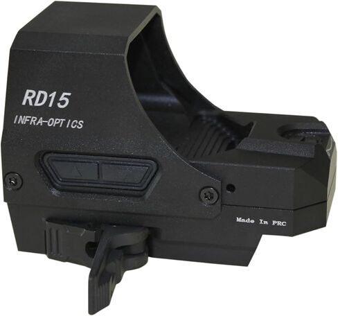 Red Dot Sight for Rifle - 0.5 MOA per Click Adjustment, 2 MOA Dot & 32 MOA Circle Reticle, OLED Reflex Sight with 10 Brightness Levels 10,000 Hours in Saudi Arabia