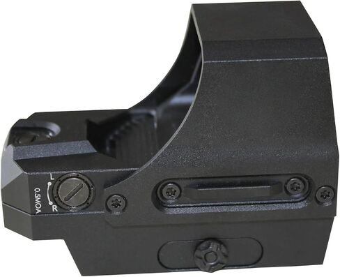 Red Dot Sight for Rifle - 0.5 MOA per Click Adjustment, 2 MOA Dot & 32 MOA Circle Reticle, OLED Reflex Sight with 10 Brightness Levels 10,000 Hours in Saudi Arabia