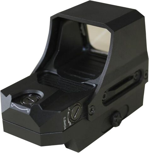 Red Dot Sight for Rifle - 0.5 MOA per Click Adjustment, 2 MOA Dot & 32 MOA Circle Reticle, OLED Reflex Sight with 10 Brightness Levels 10,000 Hours in Saudi Arabia