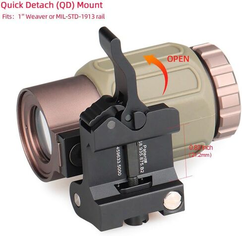 G33/G43/G45 3X/5X Riflescope Magnifier for Holographic Sights & red dot Sight in Saudi Arabia