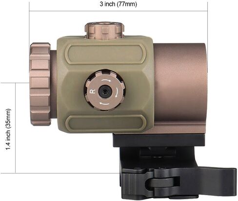 G33/G43/G45 3X/5X Riflescope Magnifier for Holographic Sights & red dot Sight in Saudi Arabia