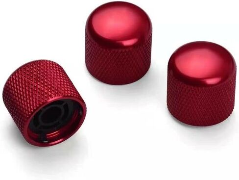 3Pcs Volume Tone Control Knobs Metal Dome Button Caps For Electric Guitar/Bass Accessory in Kuwait