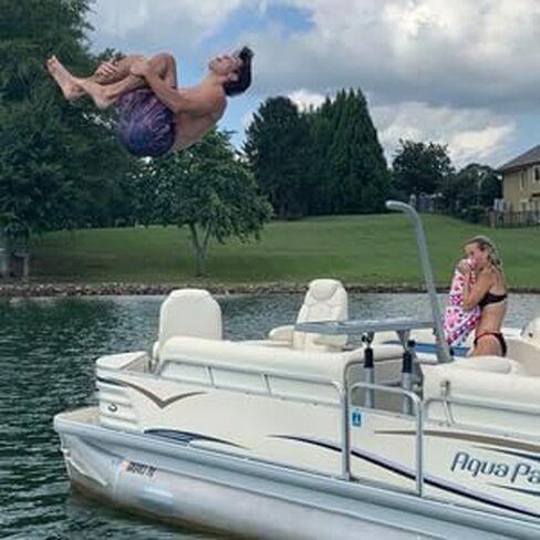 Diving Board for Boats or Docks Dive Team Package (Diving Board, Space Mount, Surface Mount, Thru-Bolt Kit, 3M Foam Pad, Diving Board Cover, and Hardware Storage Bag) in Saudi Arabia
