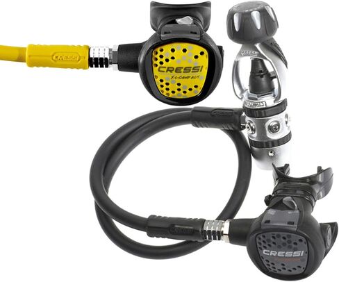Cressi Start Scuba Diving Gear Package Complete with Start 2.0 BCD - Donatello C2 Dive Computer - AC2 Compact Regulator Set Fully Assembled, Large in Saudi Arabia