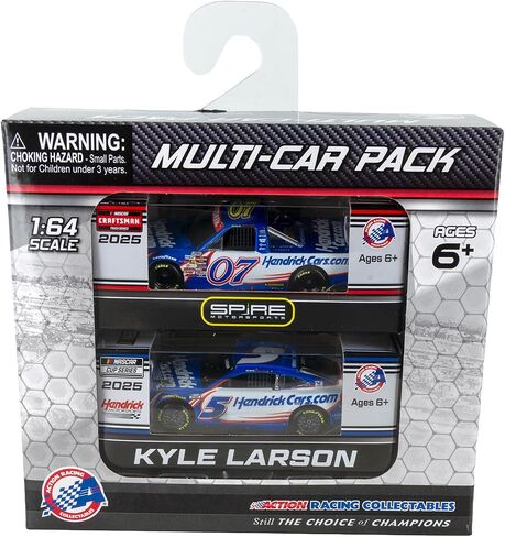 Kyle Larson 2025 Homestead-Miami Race Win HendrickCars Cup and Truck ARC 2-Car Diecast Set 1:64 Scale in Saudi Arabia