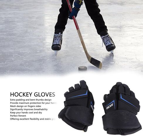Hand Protection Design Breathable Fingertip Protection Highly Form Fitting Nylon Fabric Gloves with EVA Foam Padding Size 30.48 Cm/12 Inches Suitable for Land Hockey Dryland Hockey in Saudi Arabia