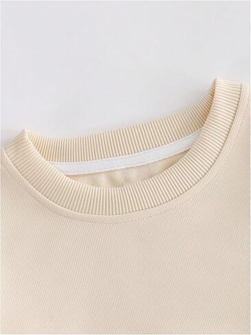 GORGLITTER Girl's Sweatshirts Cute Trendy Fashion Winter Outfits Bow Long Sleeve Crew Neck Oversized Pullover Jackets in Saudi Arabia