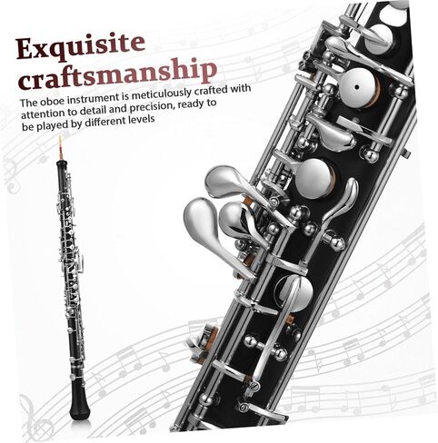 BESPORTBLE Professional Oboe Instrument c Key Keys Semi-automatic Woodwind Accessories for Orchestra Practice Performance in Saudi Arabia