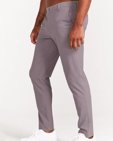 Men's Golf Pants Slim Fit Stretch - Lightweight Breathable Tapered Casual Outdoor Dress Pants for All Seasons in Saudi Arabia