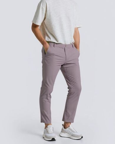 Men's Golf Pants Slim Fit Stretch - Lightweight Breathable Tapered Casual Outdoor Dress Pants for All Seasons in Saudi Arabia