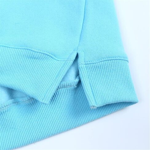 Toddler Baby Boy Girl Fleece Sweatshirt Solid Pullover Crewneck Long Sleeve Shirt Top Warm Fall Winter Clothes in Saudi Arabia