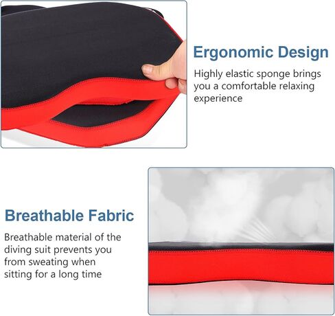 وسادة مقعد طفو سميكة من Chrees وسادة ناعمة لقوارب الكاياك، وسادة مقعد مريحة مبطنة لقوارب الكاياك للتجديف والقوارب وصيد الأسماك in Kuwait