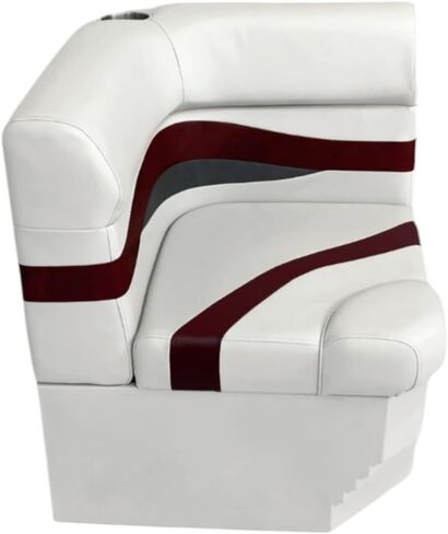 Elite Series Pontoon Radius Corner Cushion Set Only 3207 (White/Navy/Blue) in Kuwait